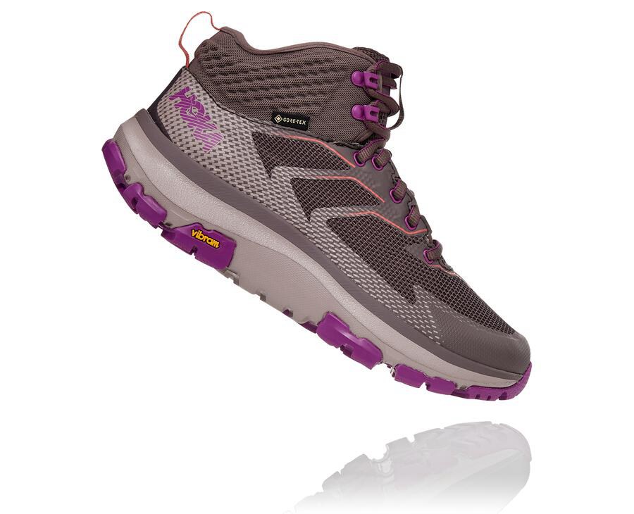 Sapatilhas Hoka One One Feminino Roxo - Toa Gore-Tex - 253-GXTCWH